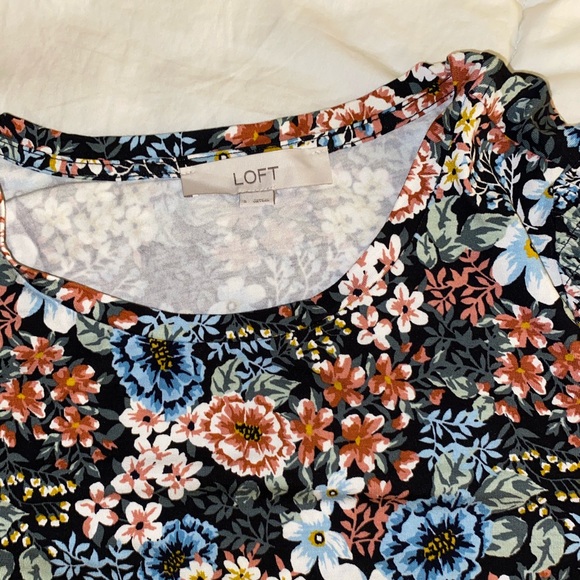 LOFT | Small floral swing dress | NWOT - Picture 4 of 5